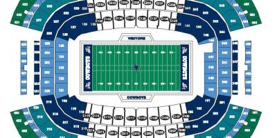 Cowboys estadio mapa