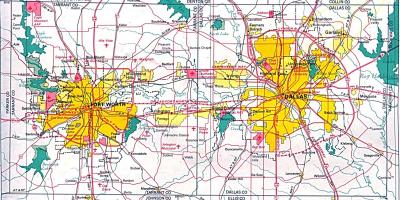 Mapa ipar Dallas