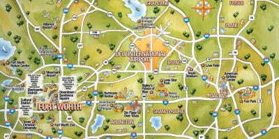 DFW hiriaren mapa